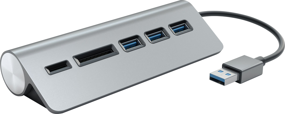 Satechi Type-C Aluminum USB 3.0 Hub & Card Reader