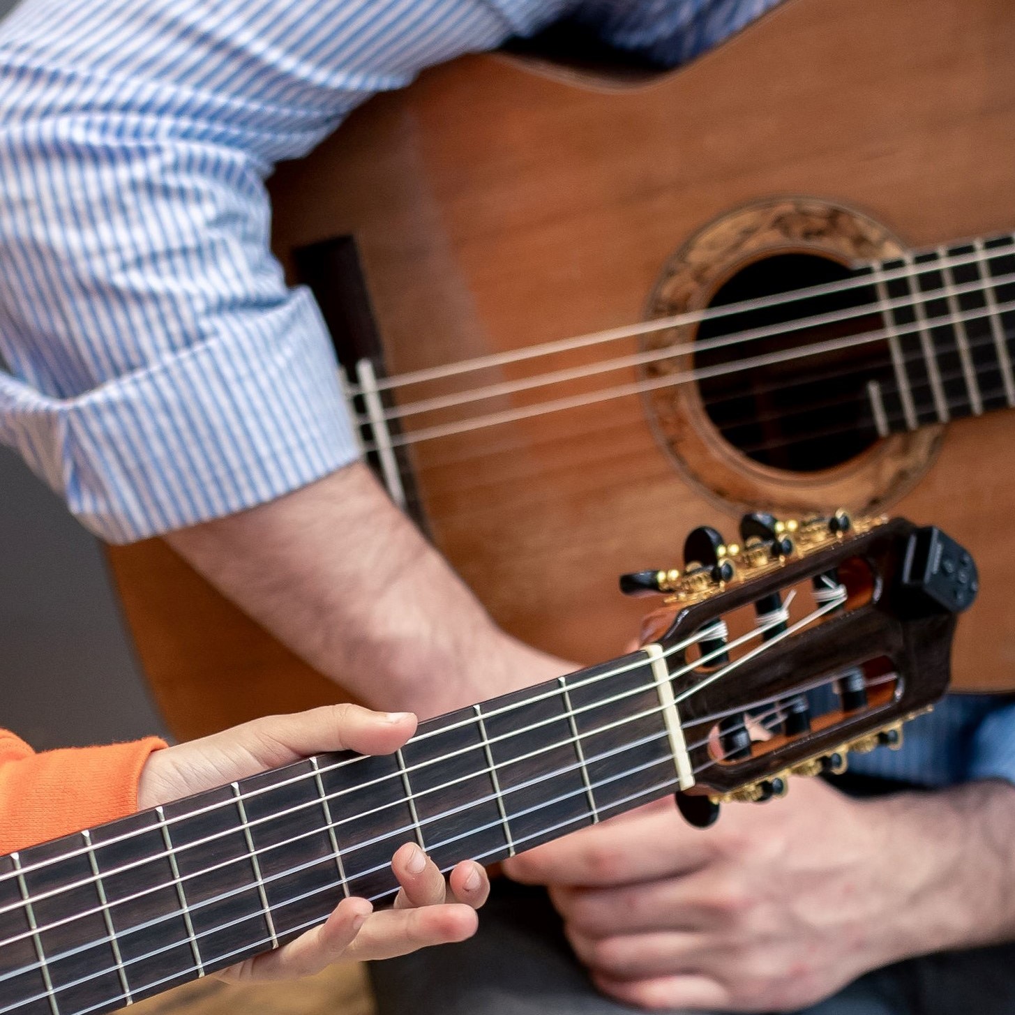 Beginning and Continuing Guitar for Younger Students (ages 8-12) 12pm