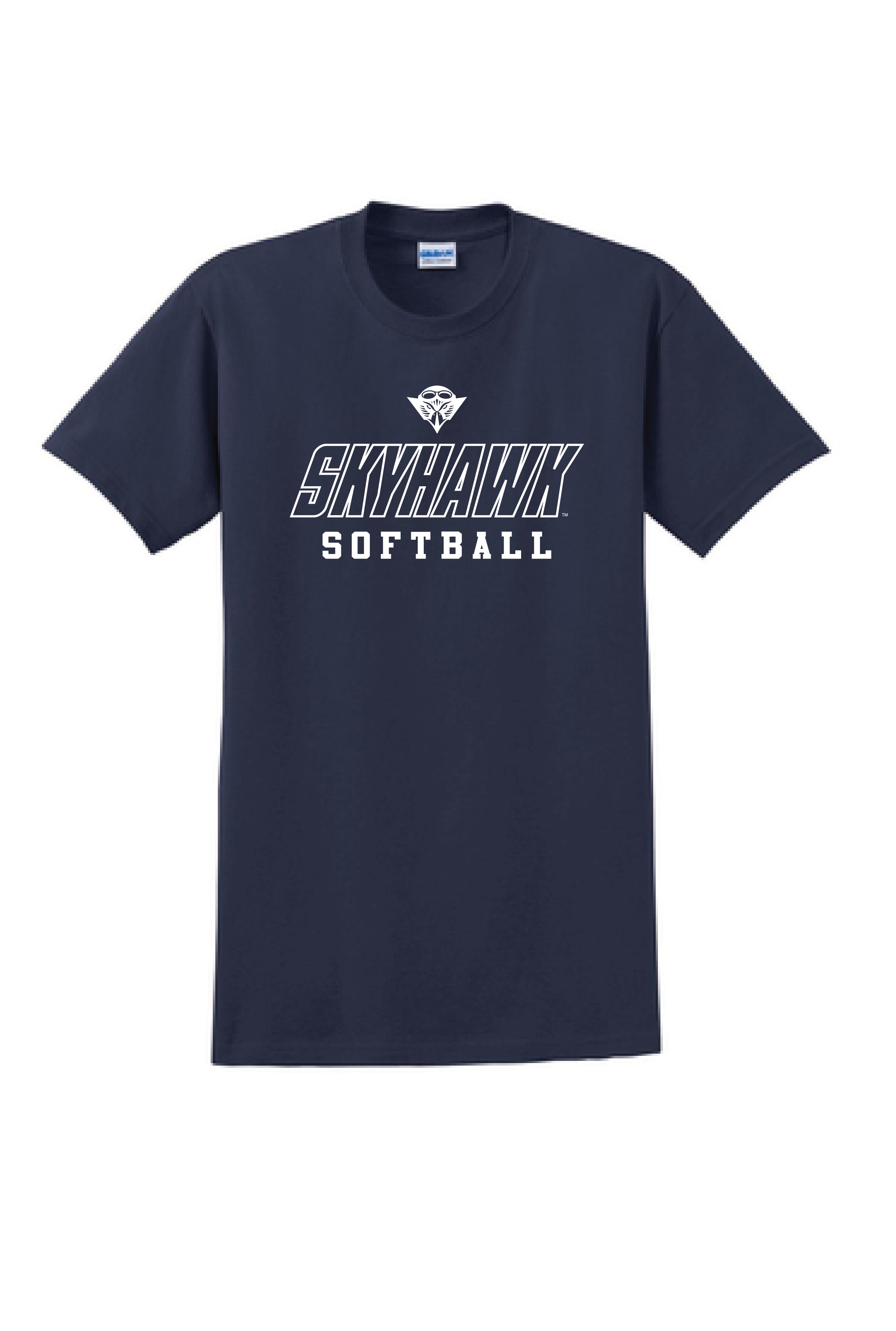 UTM Softball Gilden Navy Short Sleeve T-shirt