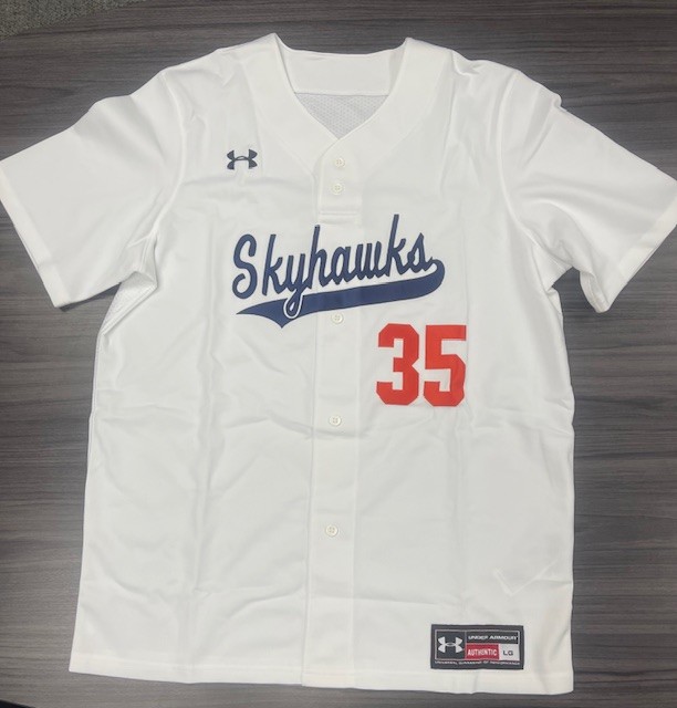 Skyhawk Baseball Jersey New Under Armour White
