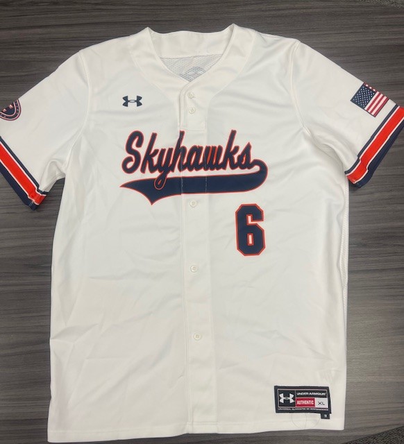 Skyhawk Baseball Jersey USED Under Armour White #11