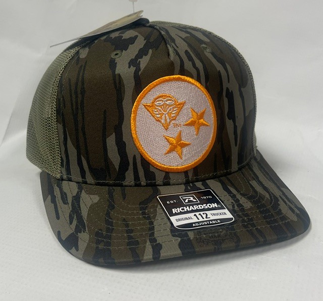 Mossy Oak Bottomland Skyhawk Tri Star Patch Hat