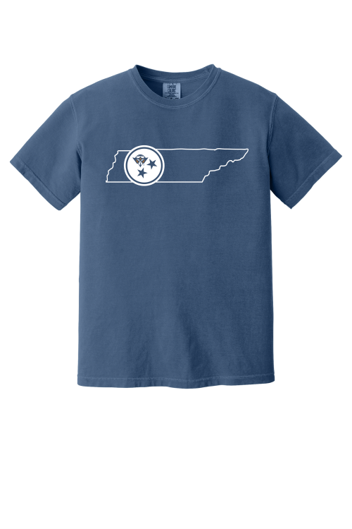 UTM Tristar Comfort Colors China Blue Short Sleeve T-shirt