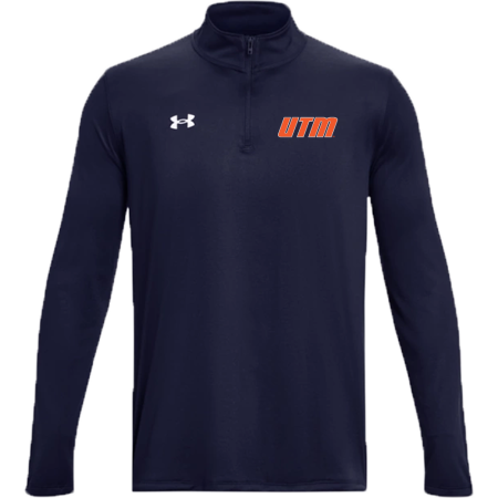 Under Armour Quarter Zip Tech Navy Pullover