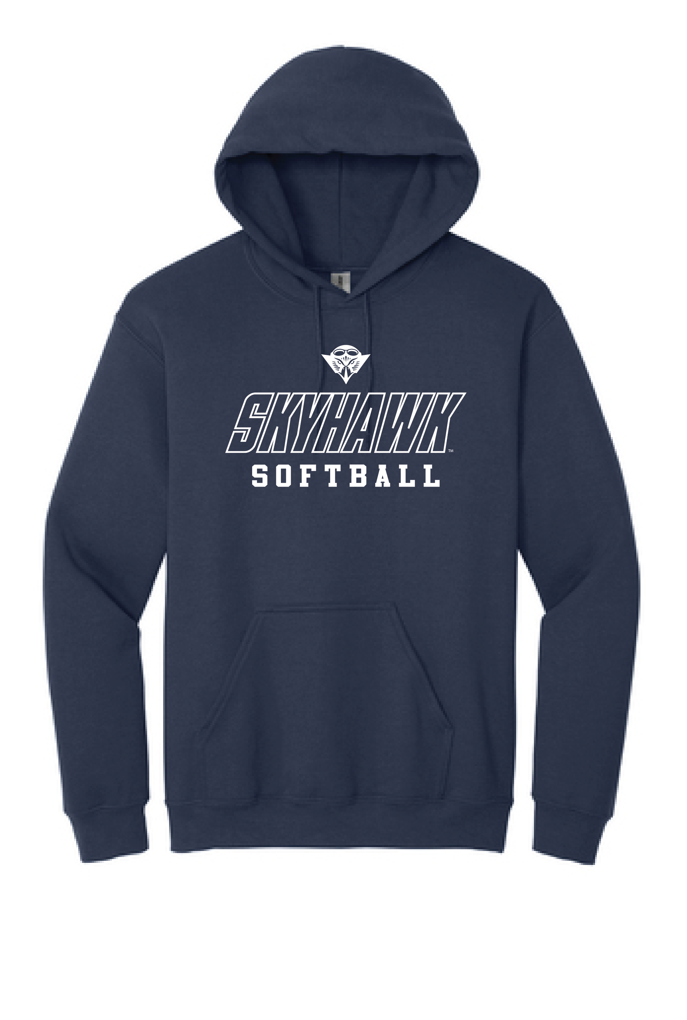 UTM Softball Gilden Navy Skyhawk Hoodie