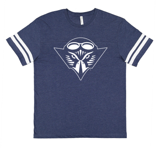 UTM Skyhawk Head L-A-T Jersey Style Tee