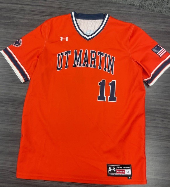 Skyhawk Baseball Jersey USED Under Armour Orange #34