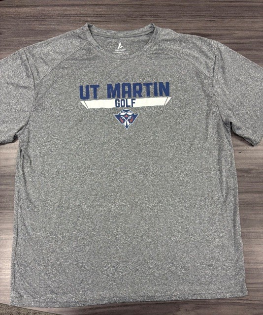 UT Martin Golf BSN Performance Charcoal Heather T-Shirt - XL