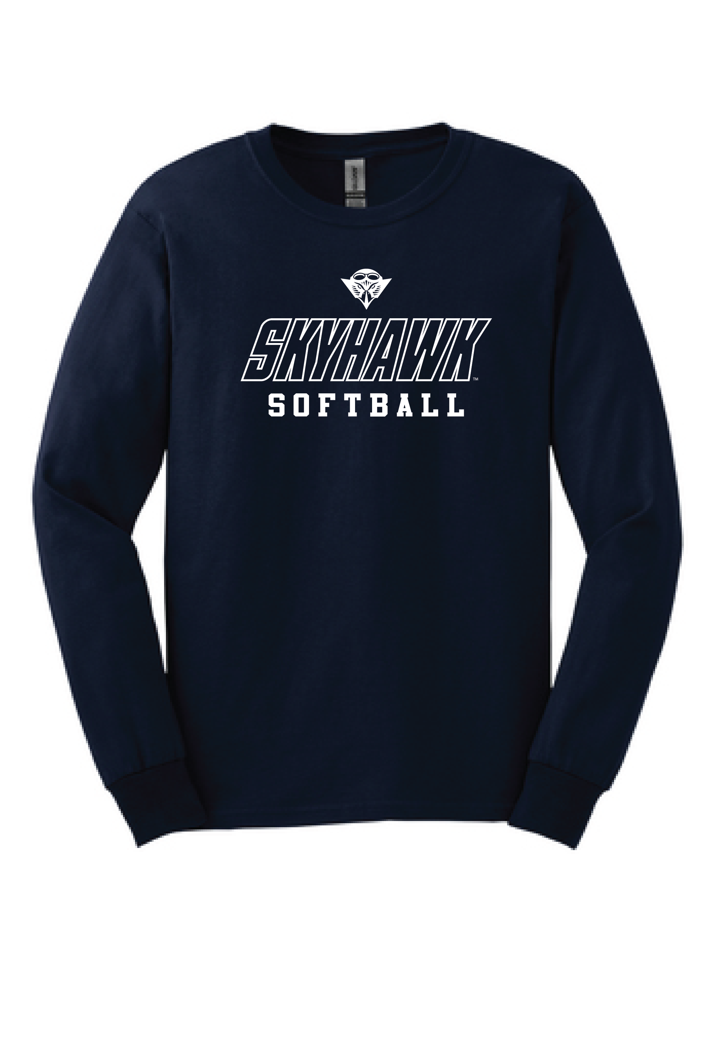 UTM Softball Gilden Navy Long Sleeve T-shirt