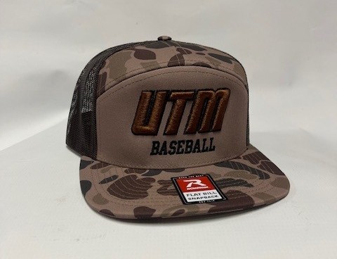 Baseball Richardson 168P Flat Bill Snapback Brown Camo
