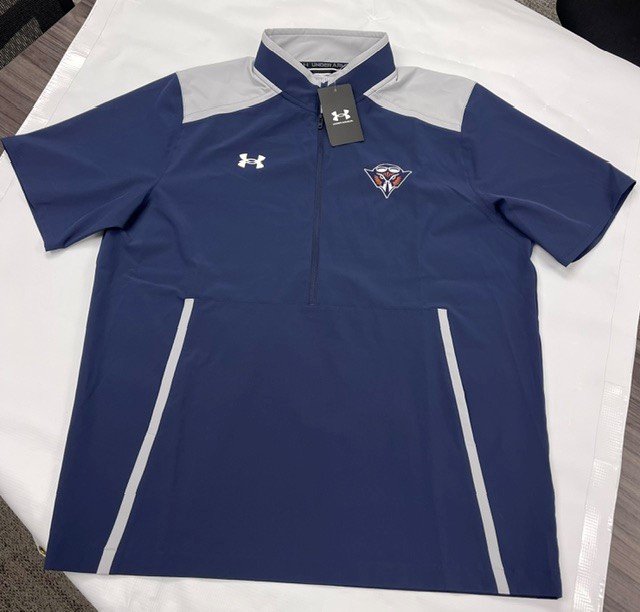 Under Armour Half Zip Moderate Navy Motivate Pullover 