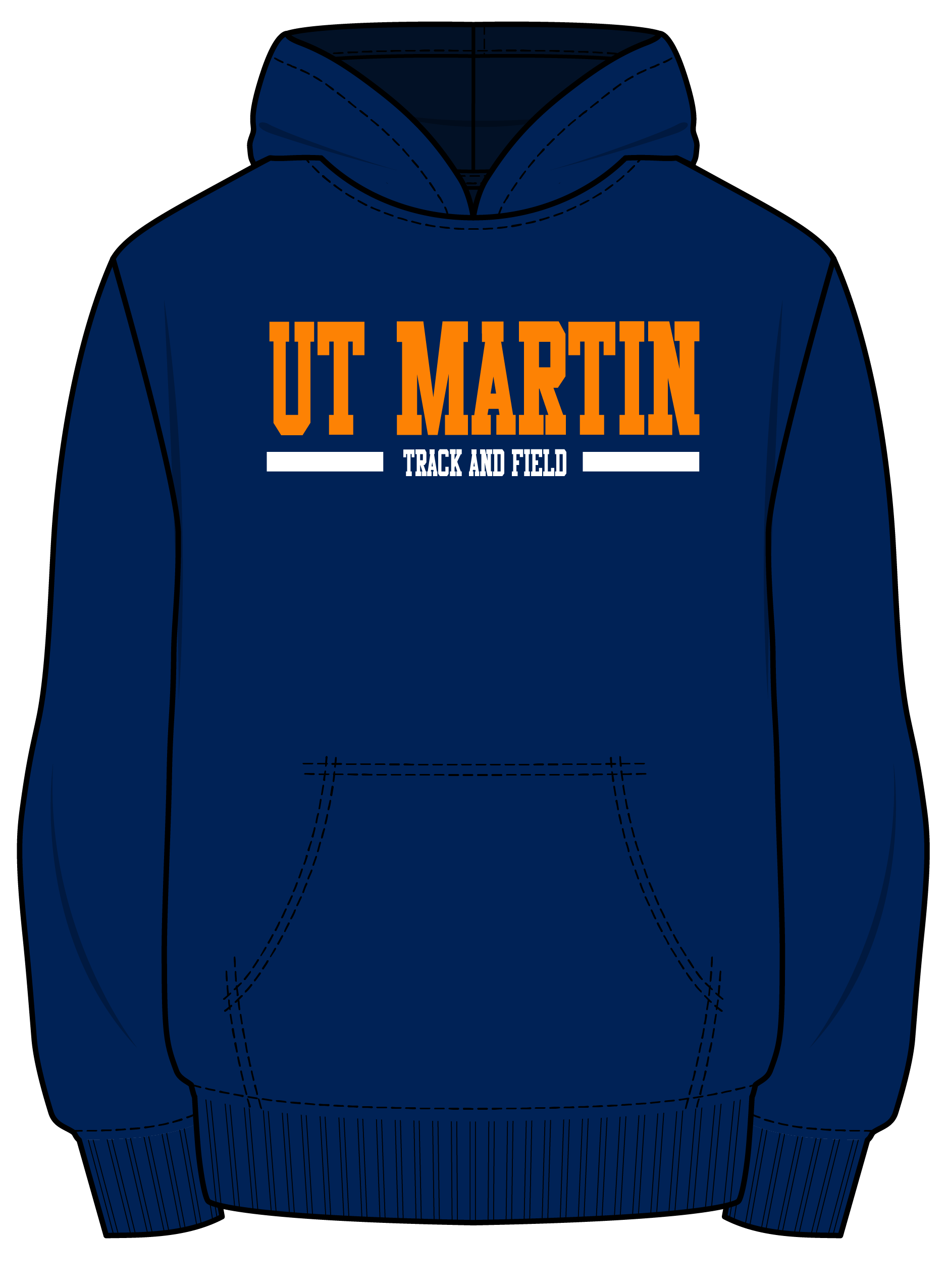 UTM XC Track and Field Hoodie Navy