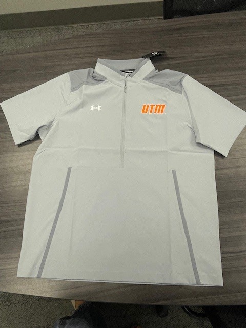 Under Armour Half Zip Moderate Grey Motivate Pullover 