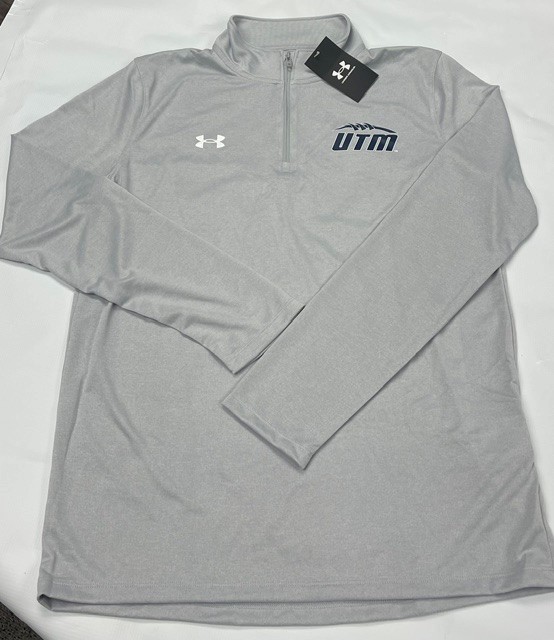 Under Armour Quarter Zip Tech Steel Football Logo Pullover 
