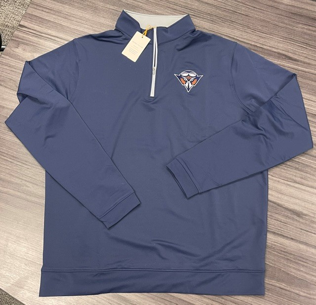 Peter Millar Navy Quarter-Zip