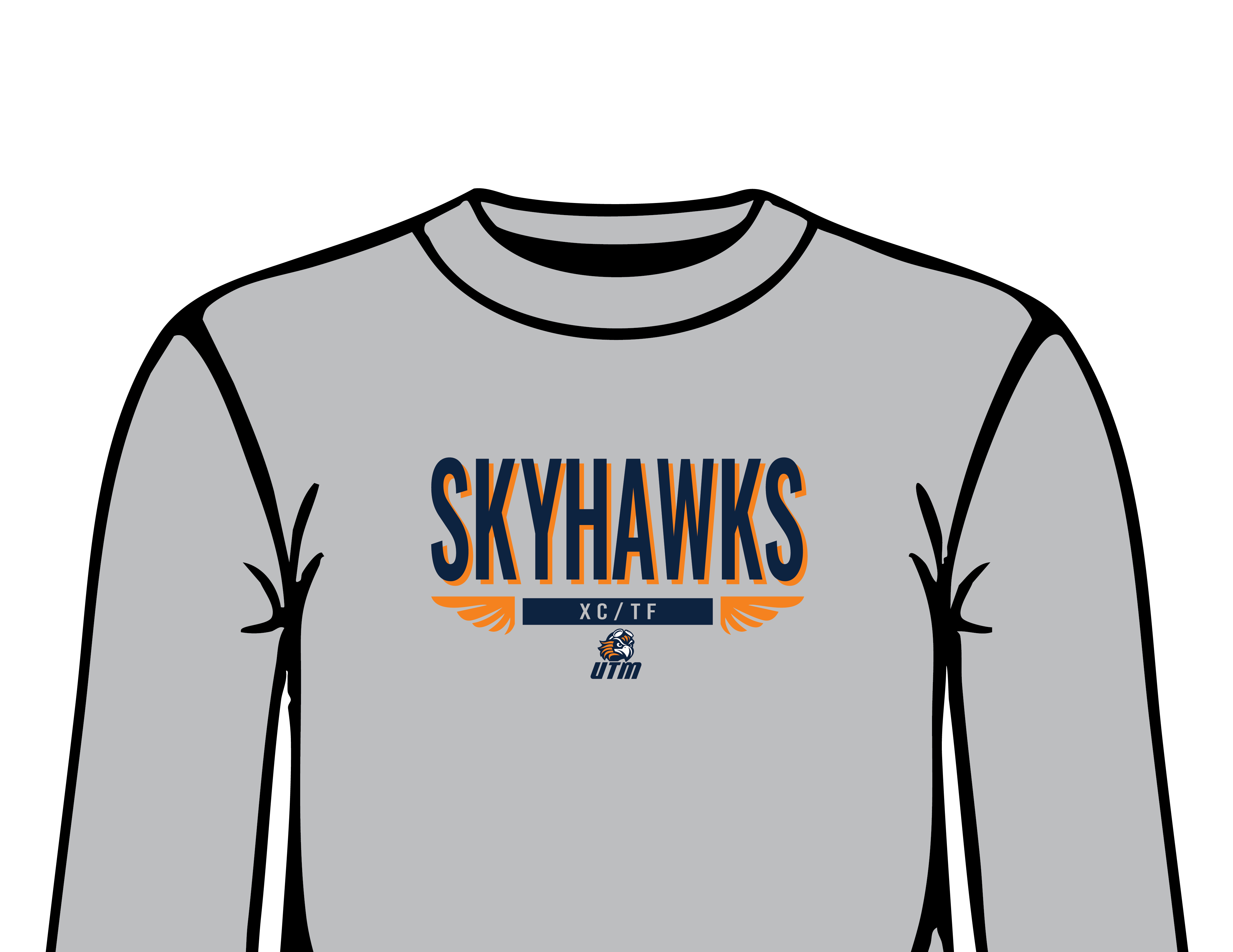 UTM XC Crew Neck Grey
