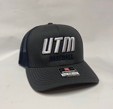 Baseball Richardson 112 Charcoal/Navy UTM logo