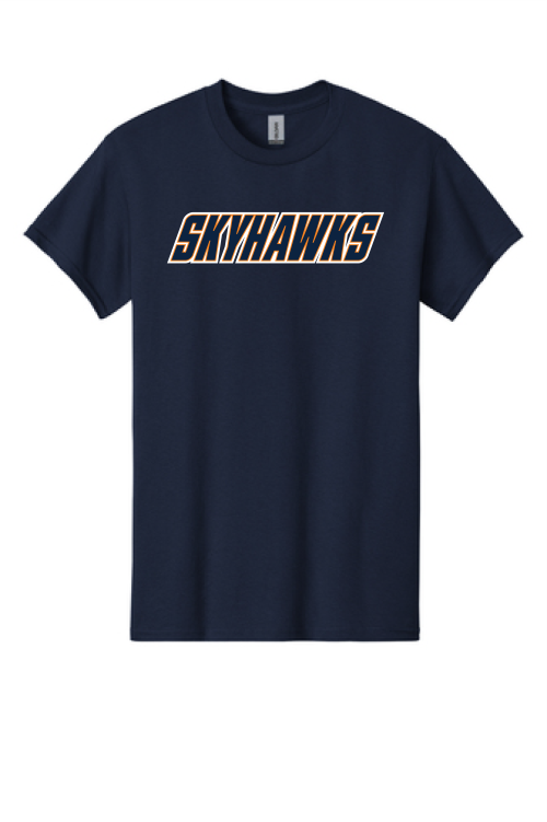 UTM Skyhawks Gilden Navy Short Sleeve T-shirt