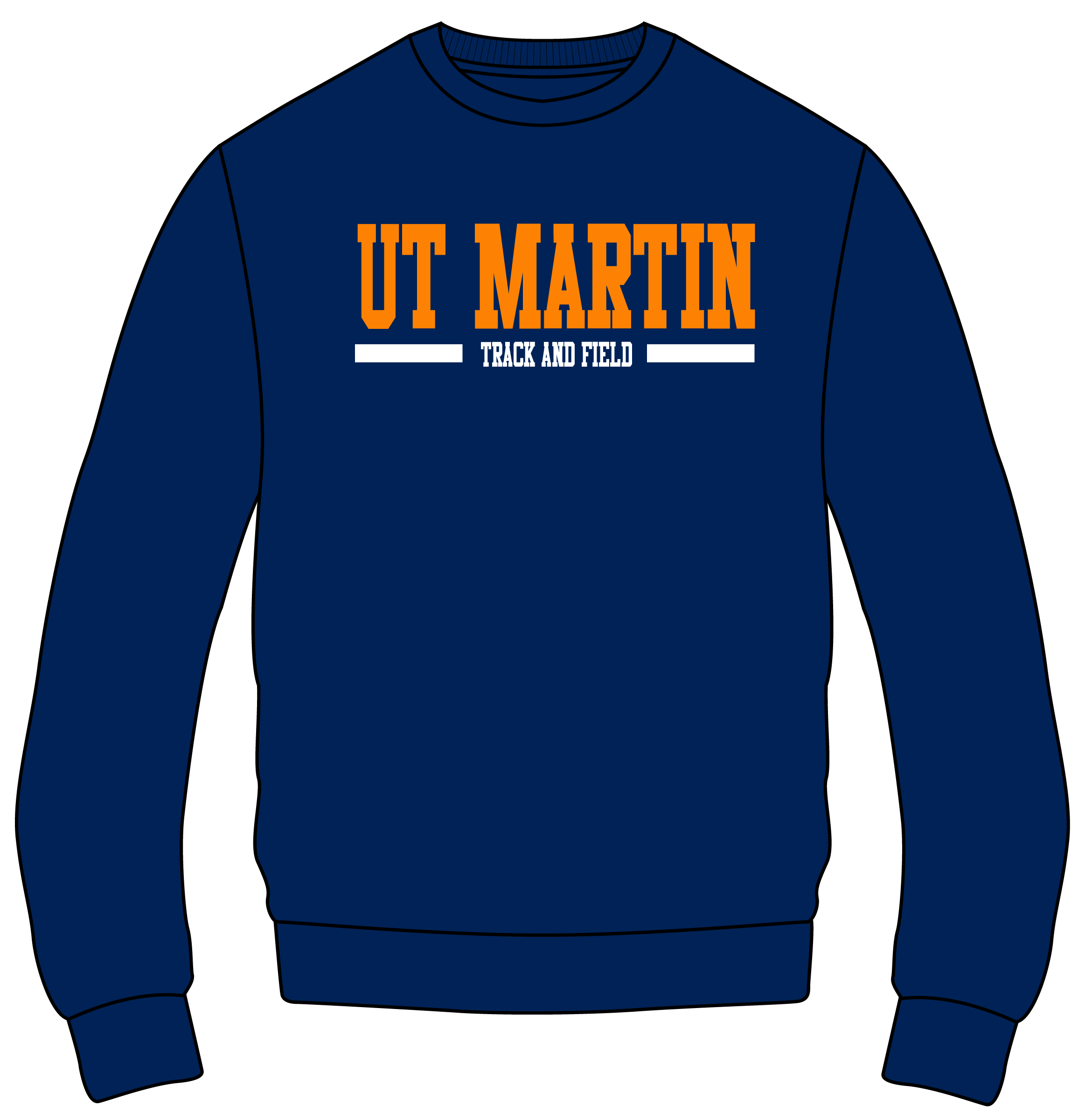 UTM XC Track and Field Long Sleeve Navy