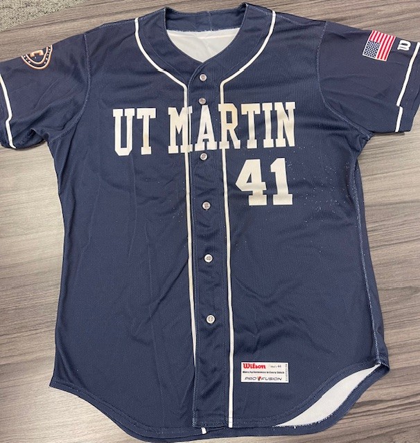 Skyhawk Baseball Jersey USED Wilson Navy #41