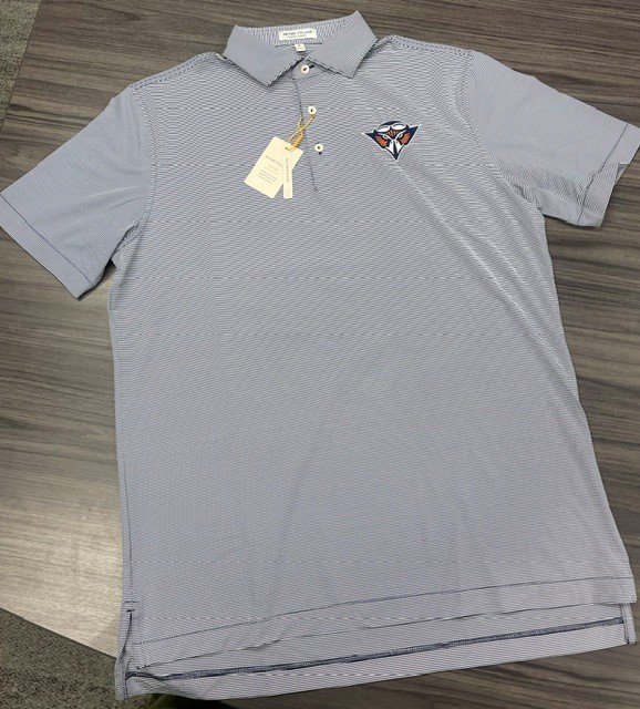 Peter Millar Navy Stripe Polo