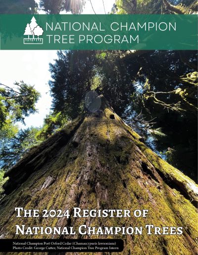National Champion Tree Program Registry Book