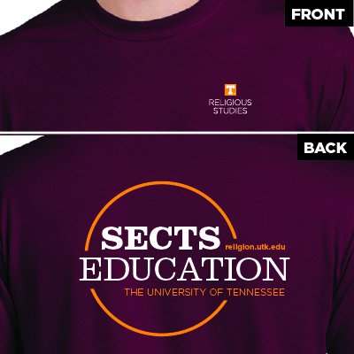 Religious Studies "Sects Education" T-shirt (Maroon)