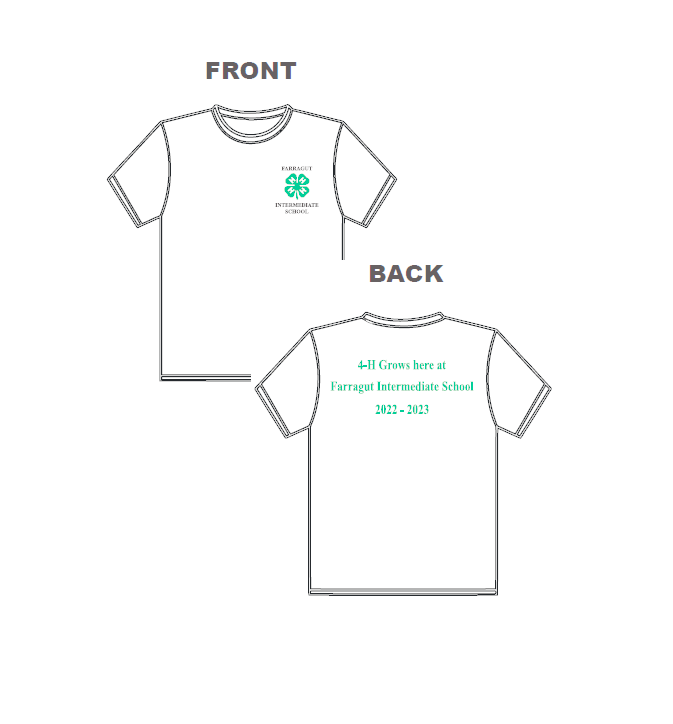 Knox County 4-H Shirts--Farragut Intermediate