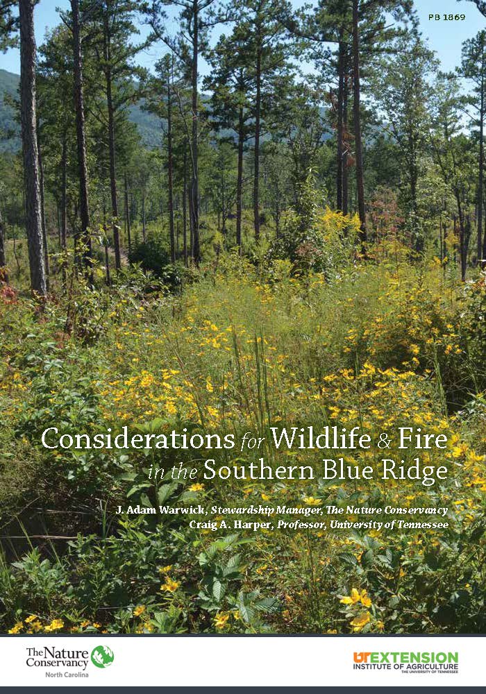 Considerations for Wildlife & Fire in the Southern Blue Ridge (PB 1869)