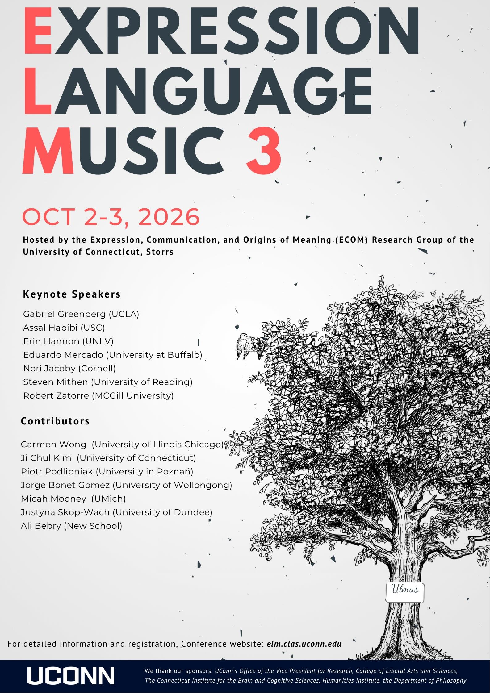 Expression, Language, and Music 3 Registration