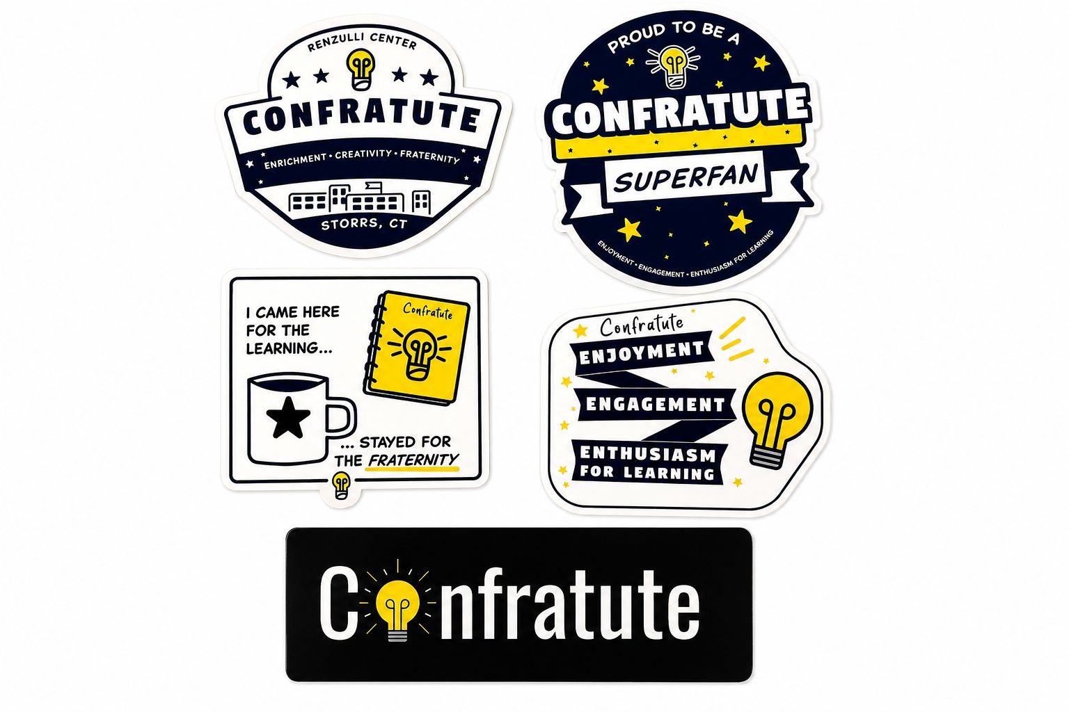 Confratute Stickers (3)