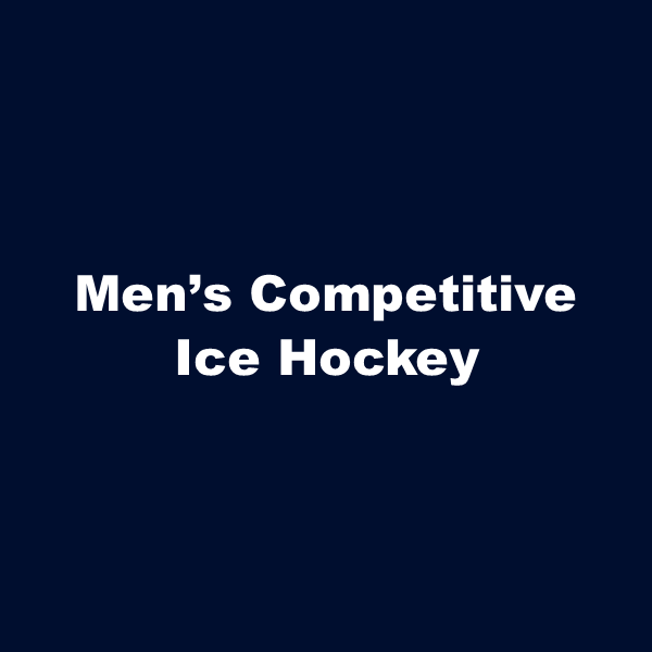 Men's Competitive Ice Hockey - Dues Fall 2025
