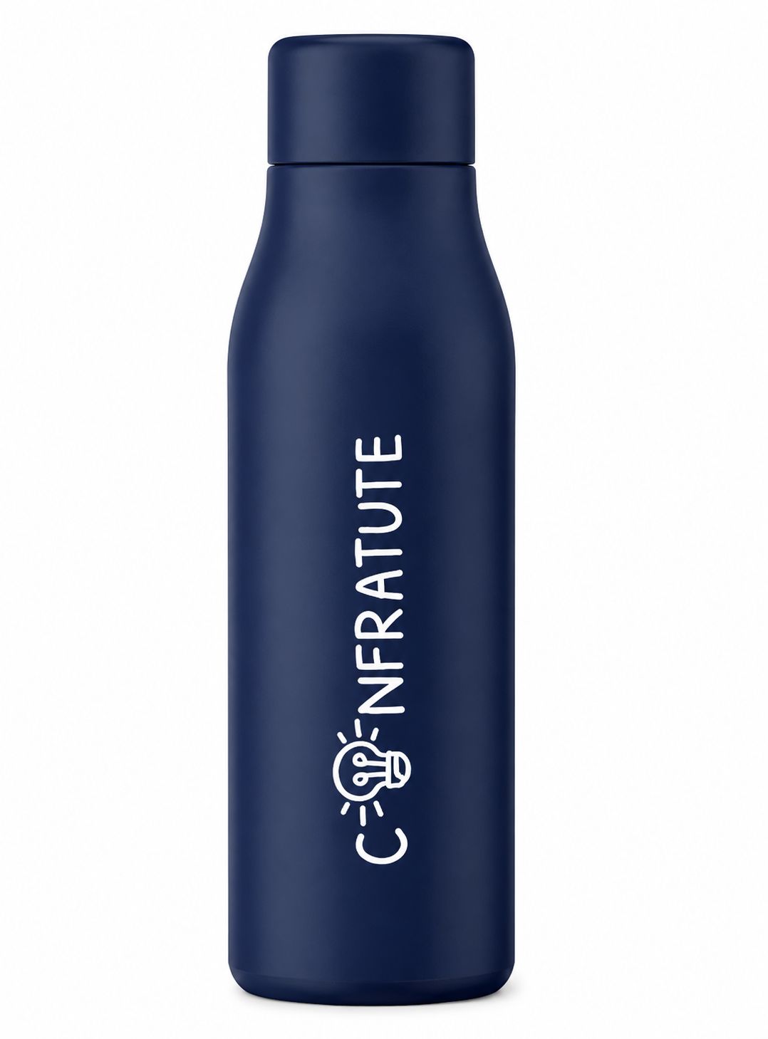 Confratute 24 oz Water Bottle-Solid Blue 