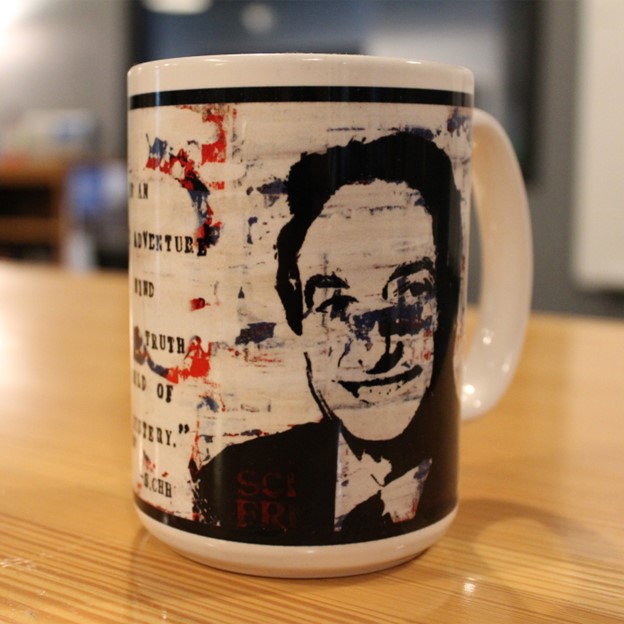 Beth Golay, “SciFri 25,” Fall 2016 and Spring 2017 Mug