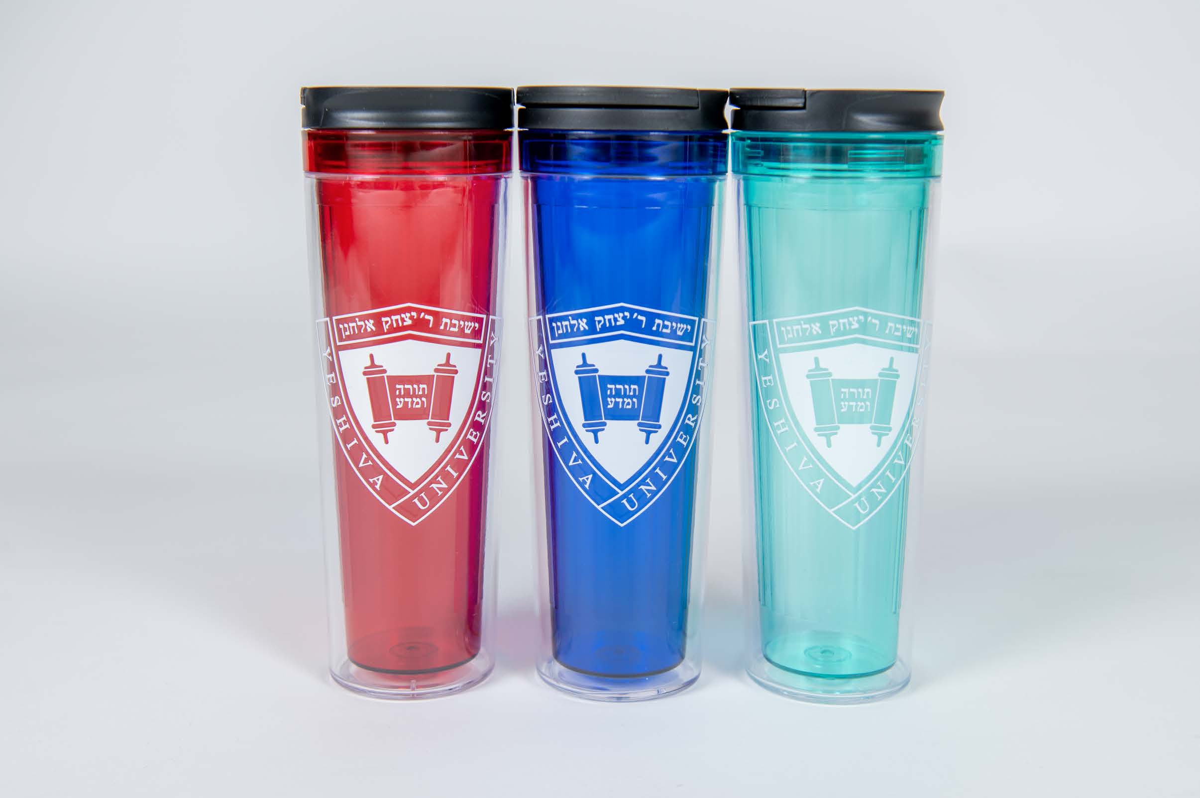 Plastic Tumbler Mug w/Shield