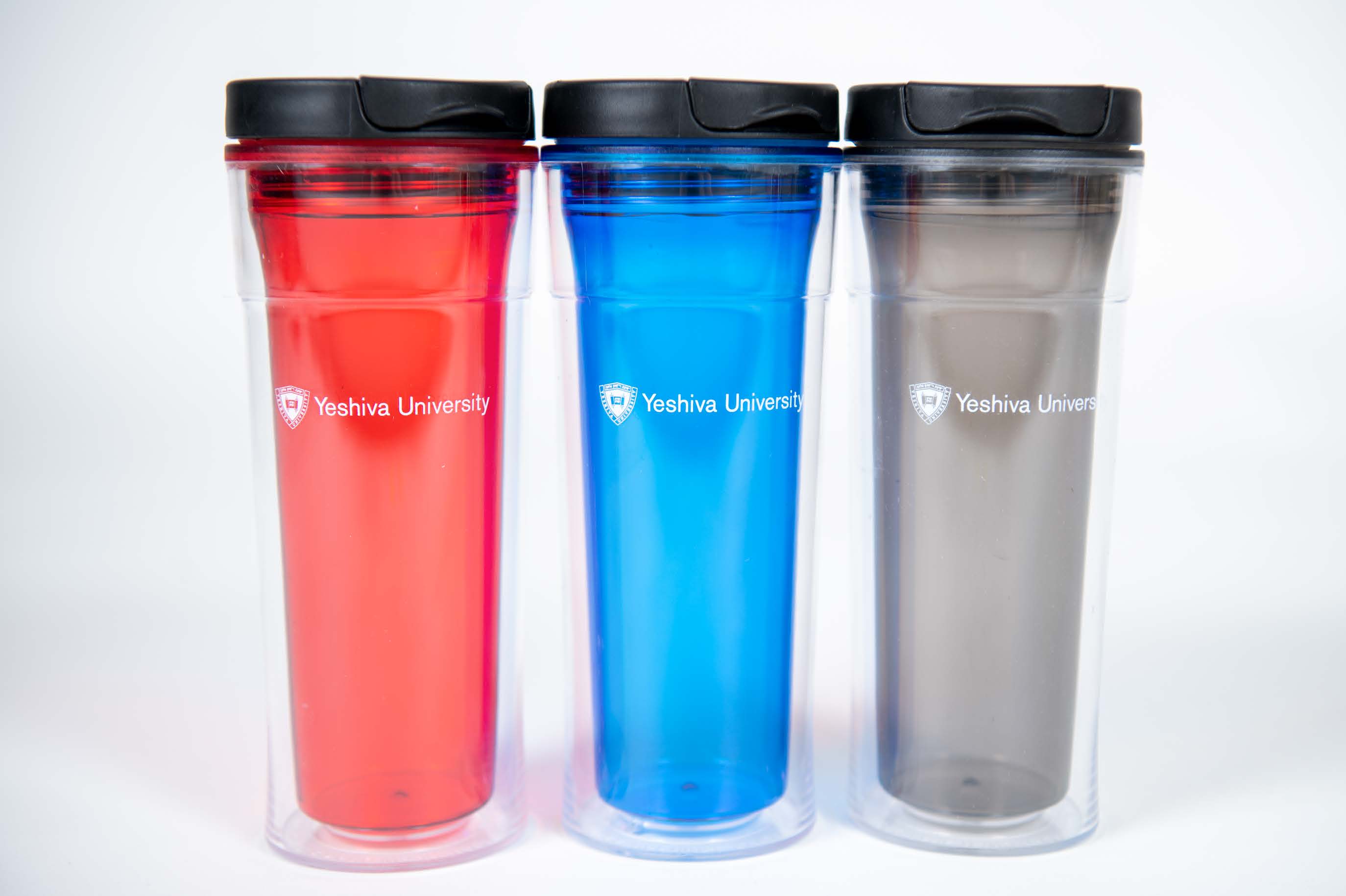 Plastic Tumbler Mug w/Text & Shield