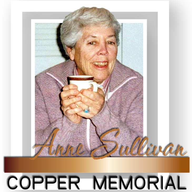 Anne Sullivan Copper Memorial